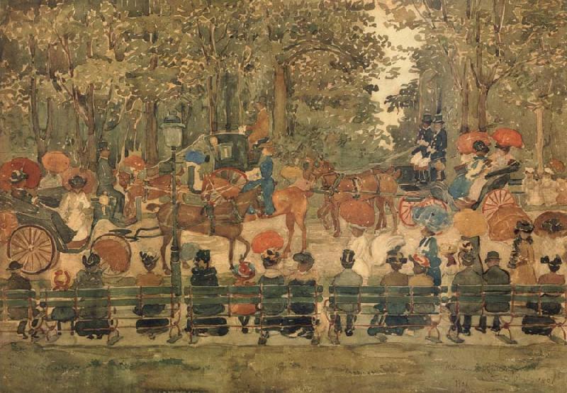 Maurice Prendergast Central Park China oil painting art